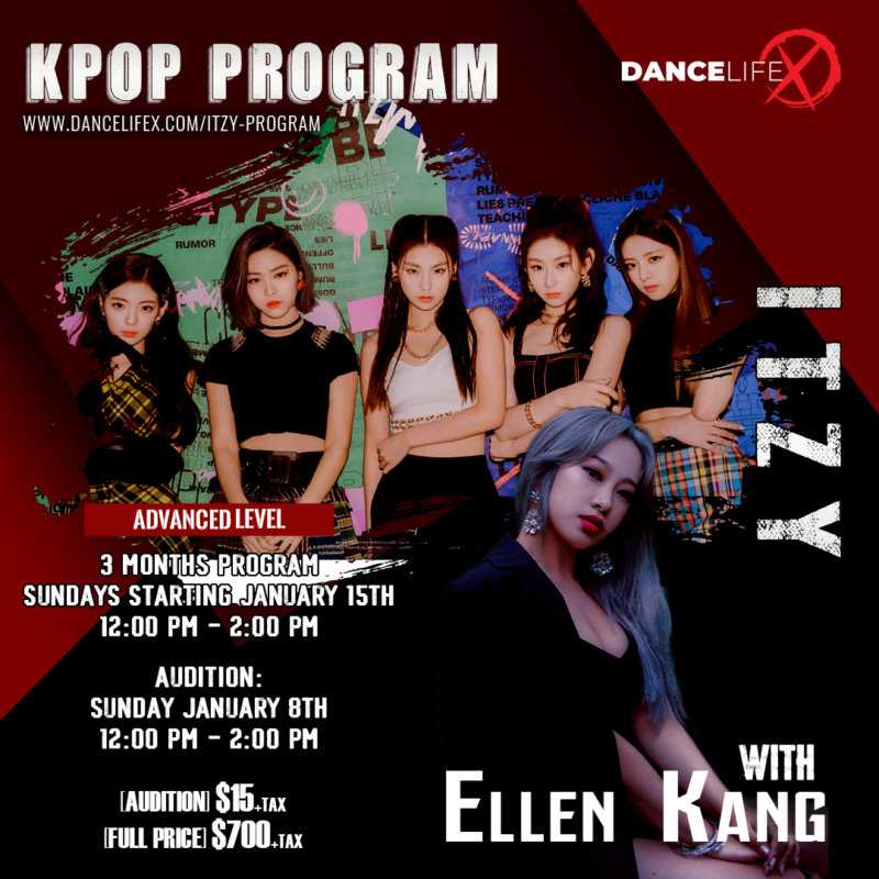 KPOP Program 'ITZY' with Ellen Kang DanceLifeX Centre The Best