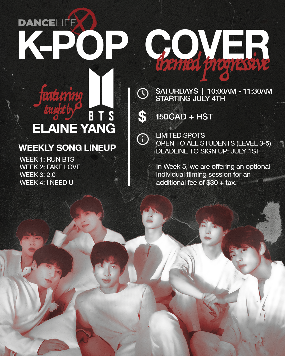 BTS cover course poster