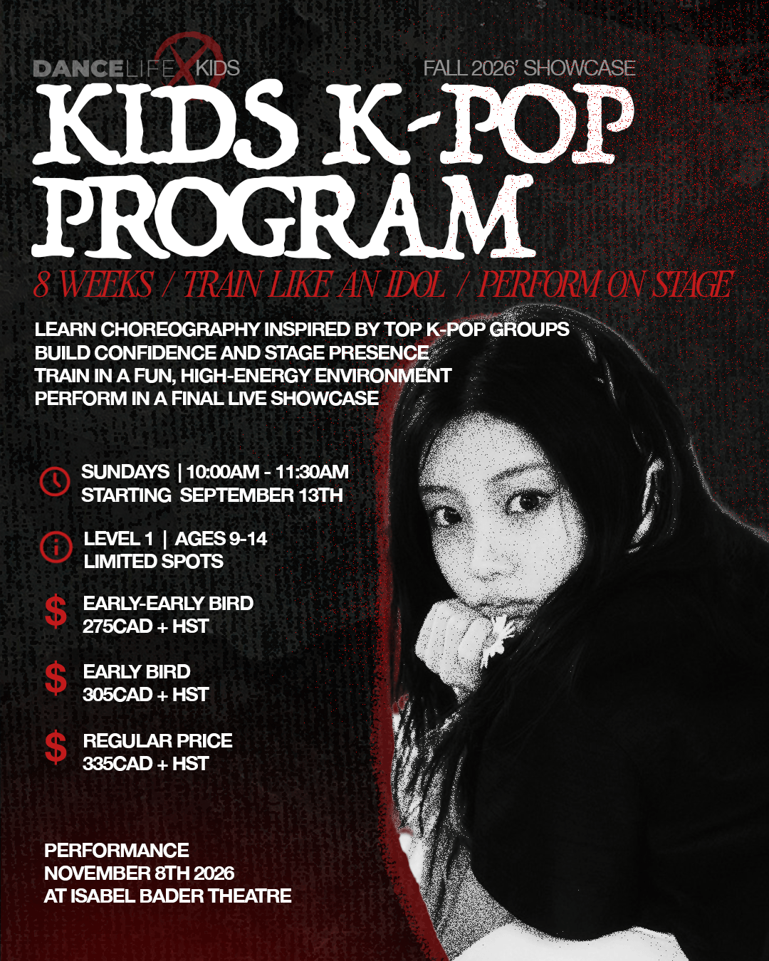 Kids K-Pop Program — Fall 2026 Showcase